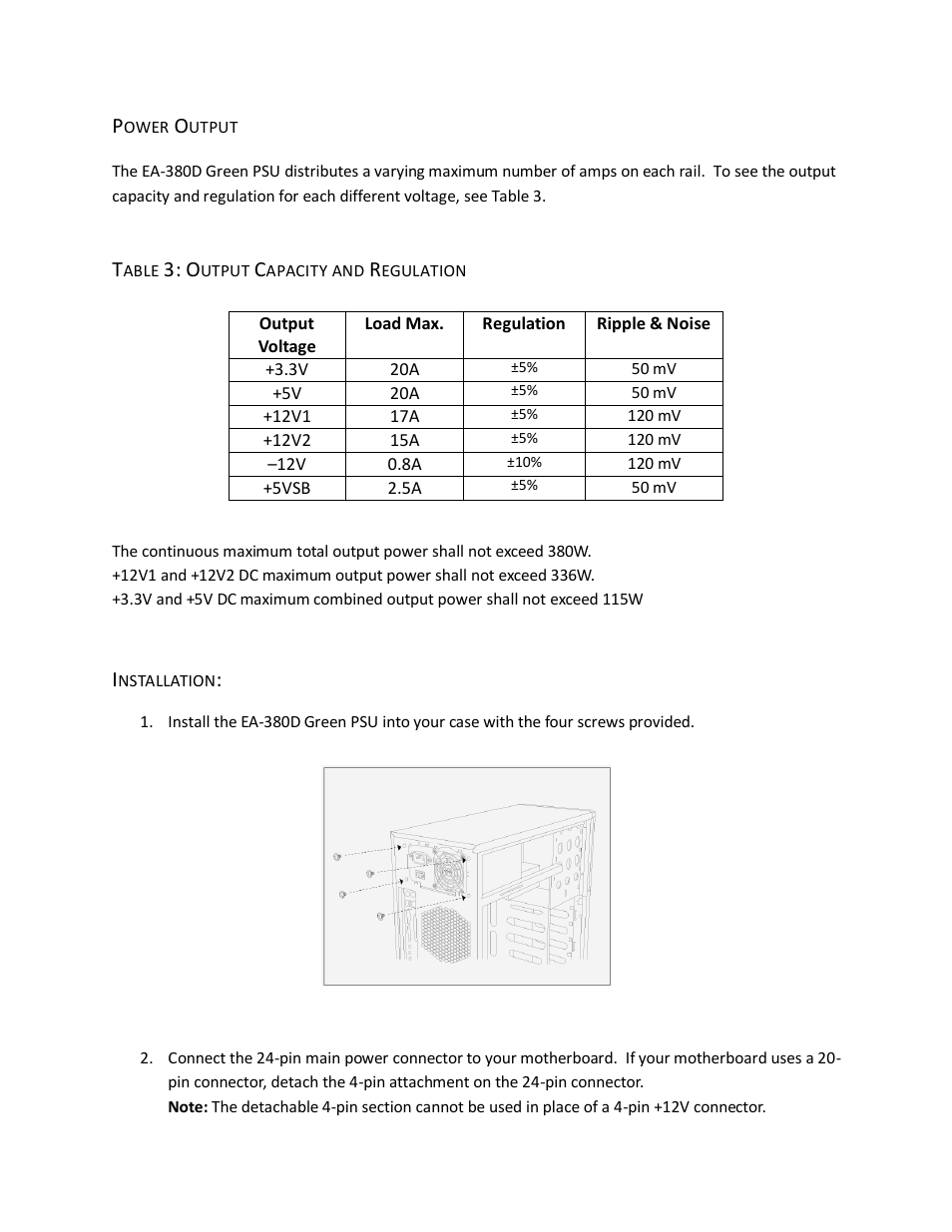 Antec EA-380D User Manual | Page 4 / 6