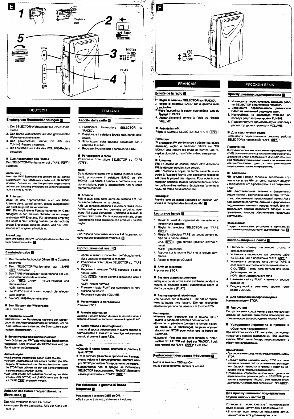 Panasonic RQ-V61 User Manual | Page 4 / 4