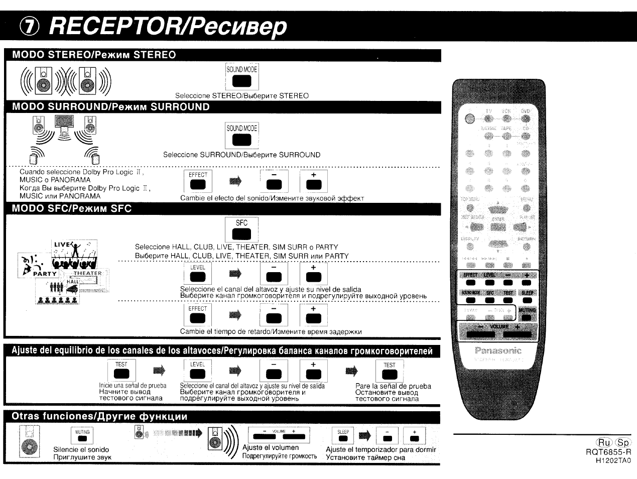 Panasonic SA-HE75 User Manual | Page 5 / 5