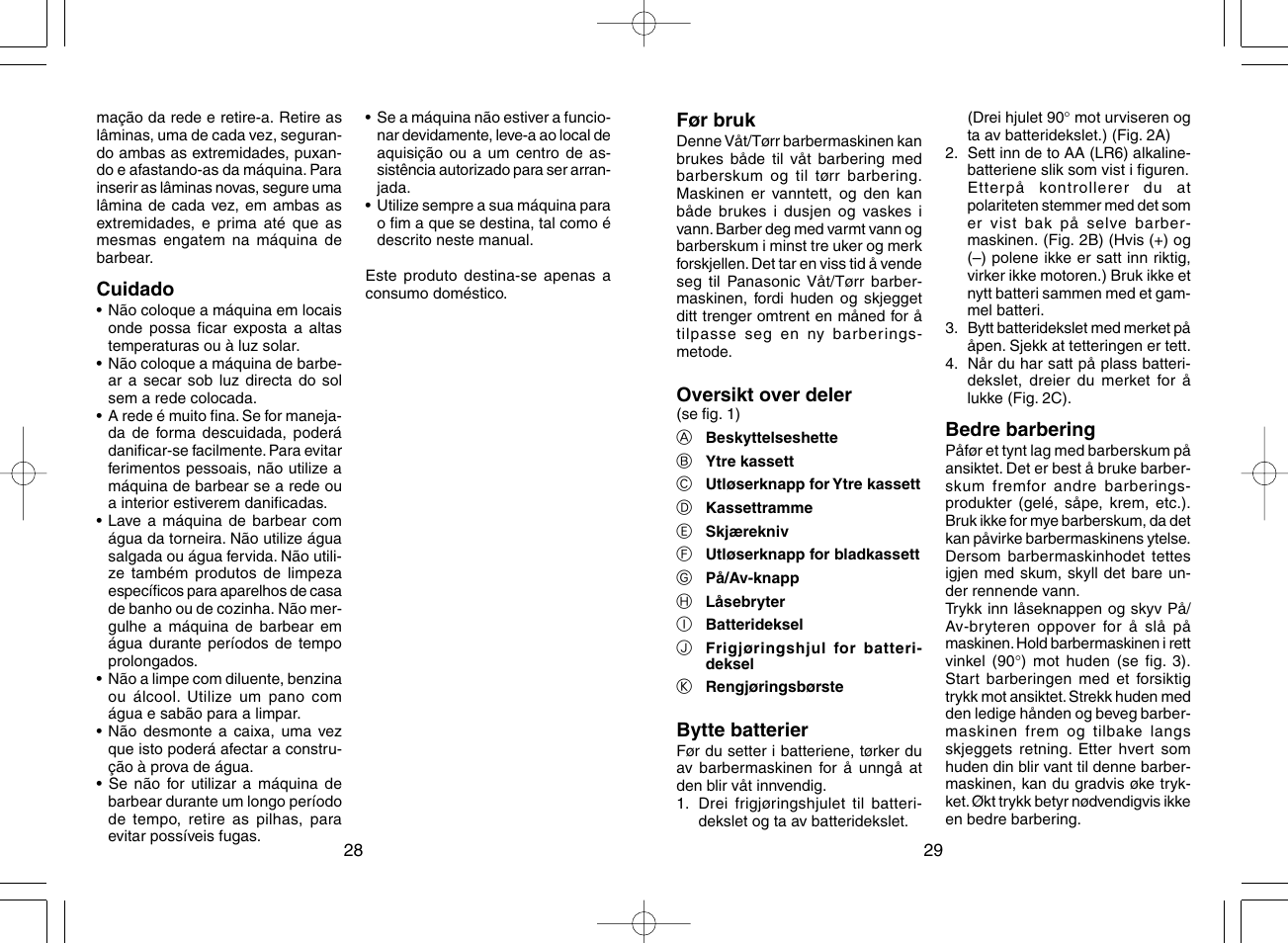 Panasonic ES4815 User Manual | Page 16 / 31