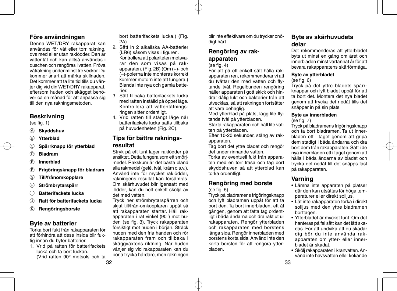 Panasonic ES4815 User Manual | Page 18 / 31