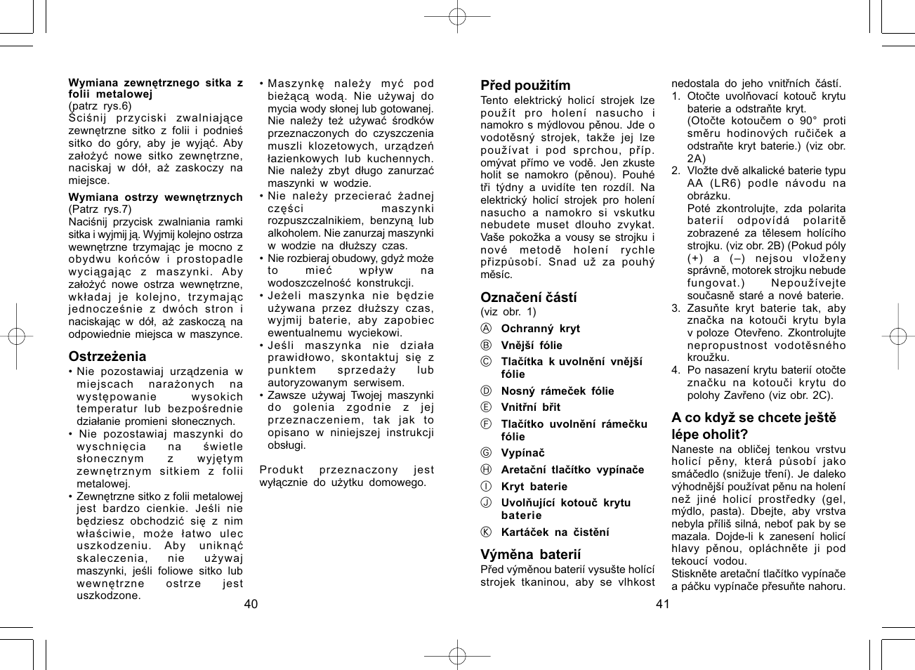 Panasonic ES4815 User Manual | Page 22 / 31