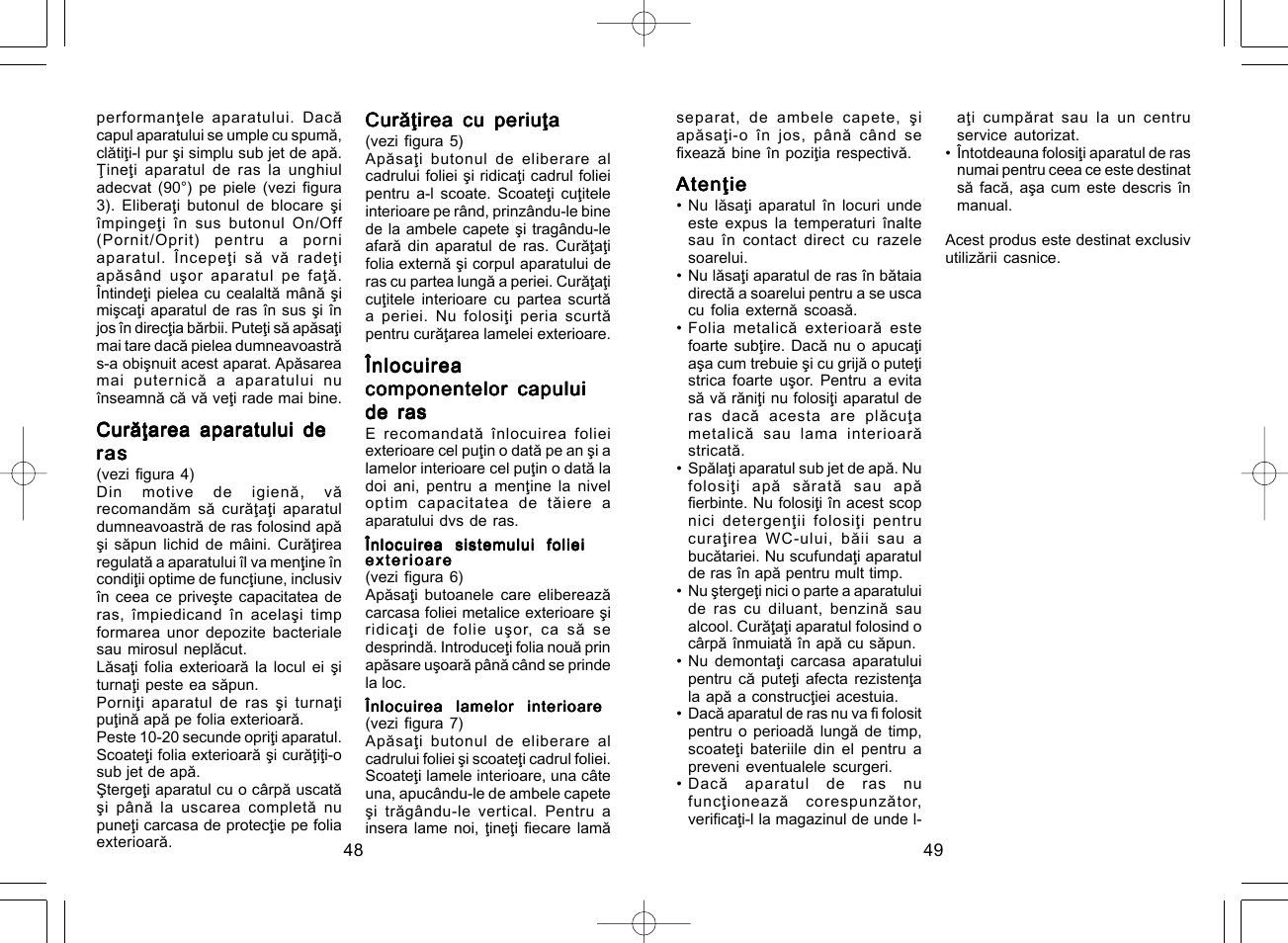 Panasonic ES4815 User Manual | Page 26 / 31