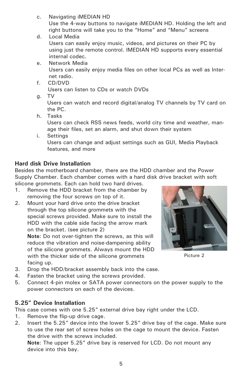 Antec Veris User Manual | Page 6 / 11