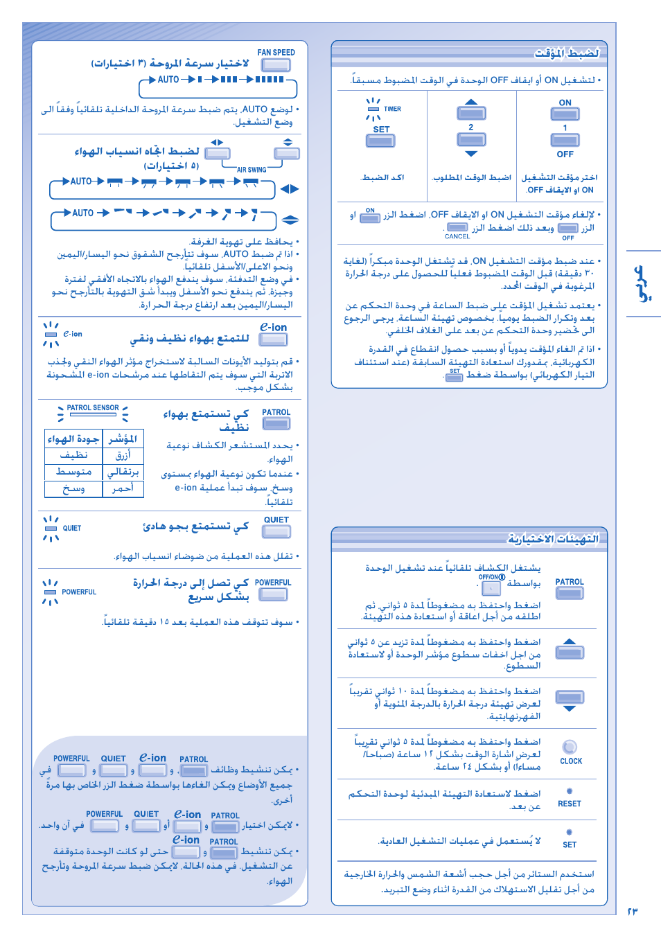 Panasonic CS-A28JKD User Manual | Page 23 / 44