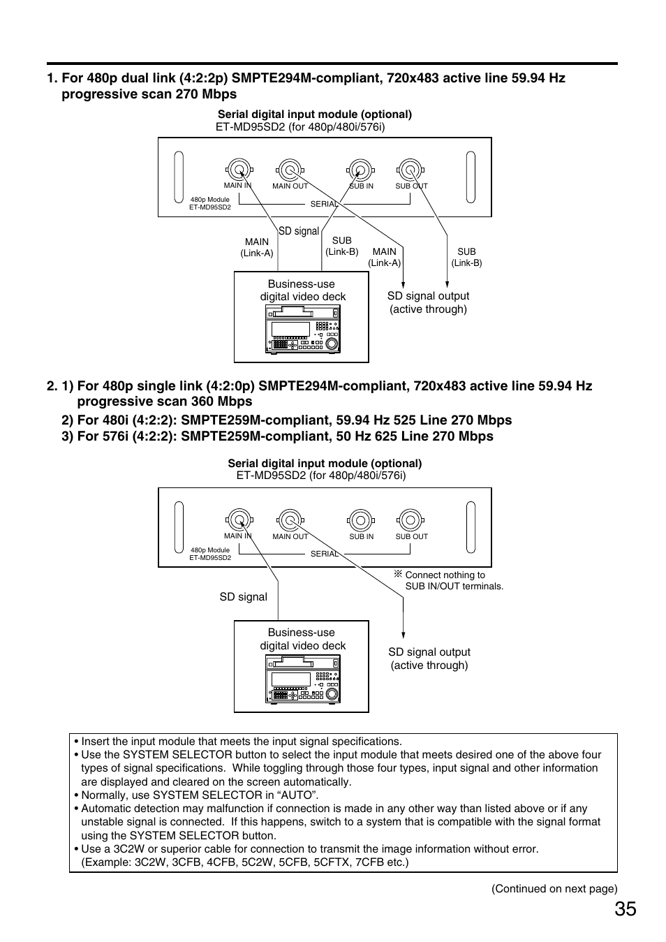 Panasonic PT-DW7700 ENG User Manual | Page 35 / 116