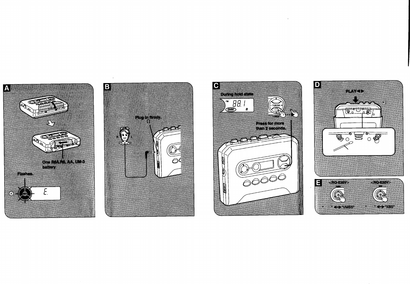 Panasonic RQ-E35V User Manual | Page 3 / 5