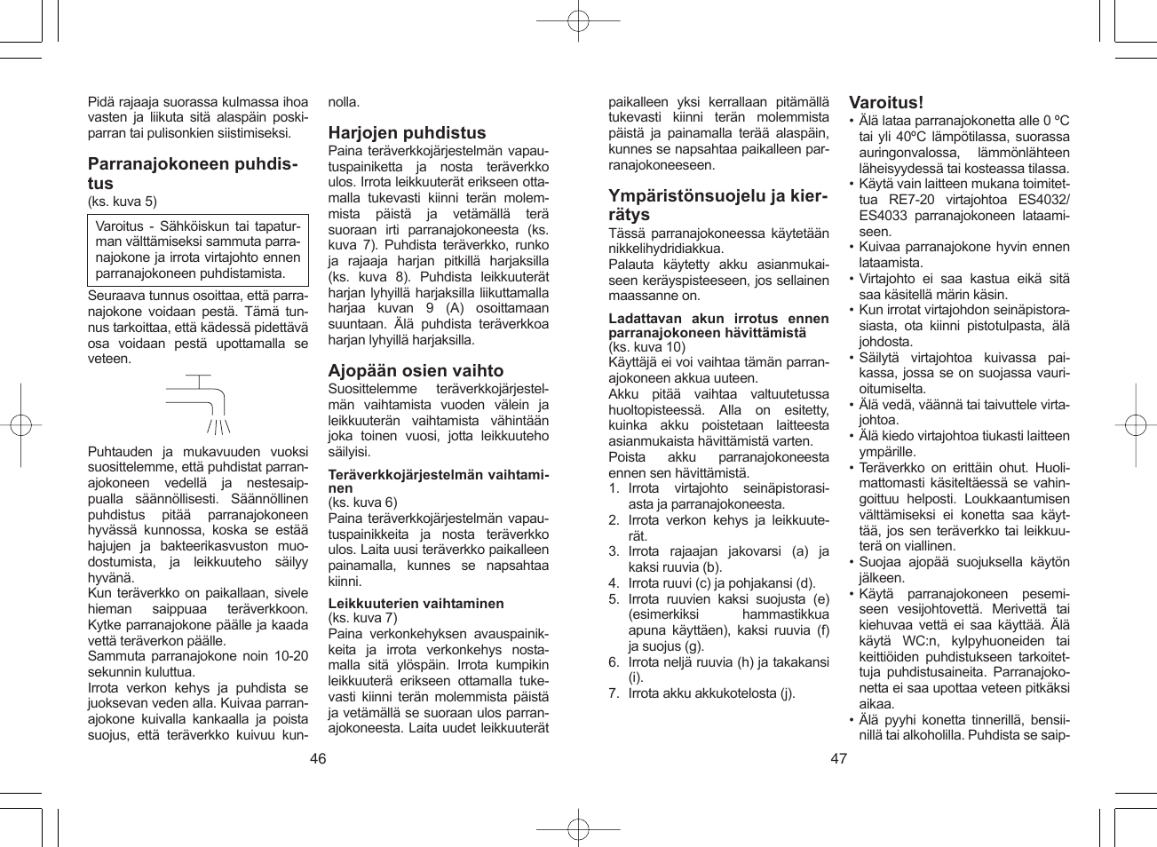 Panasonic ES4033 User Manual | Page 24 / 37