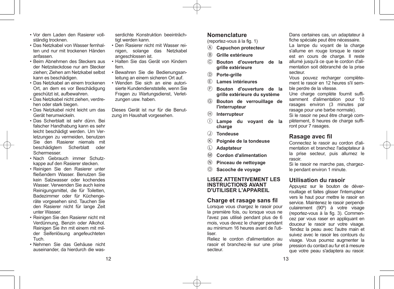 Panasonic ES4033 User Manual | Page 7 / 37