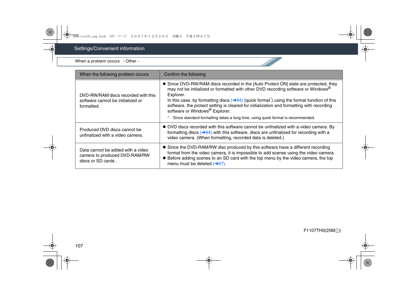 Panasonic -eng User Manual | Page 107 / 107