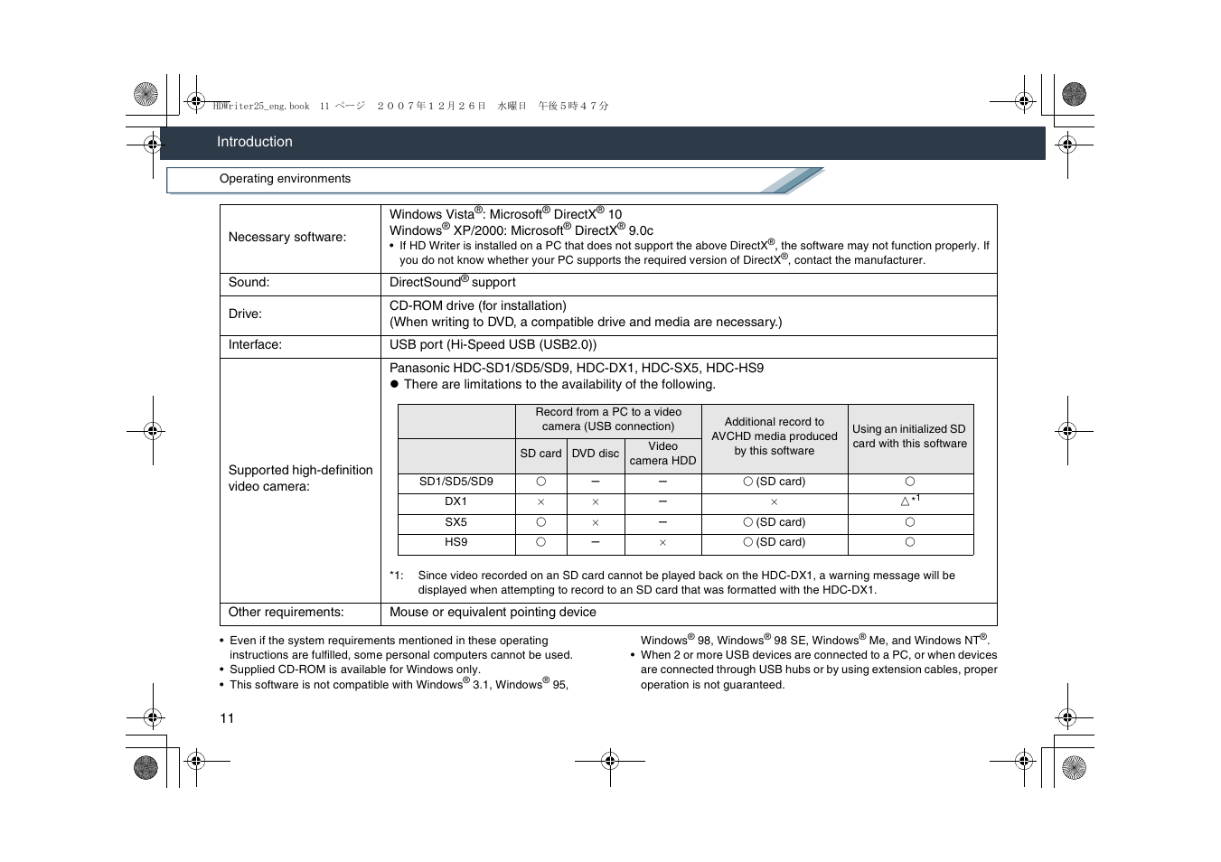 L11) | Panasonic -eng User Manual | Page 11 / 107