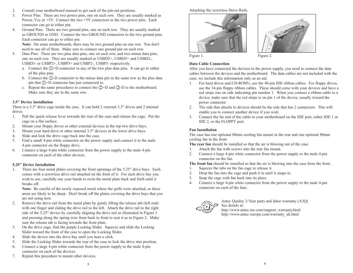 Antec SOLUTION SLK2600AMB User Manual | Page 3 / 3