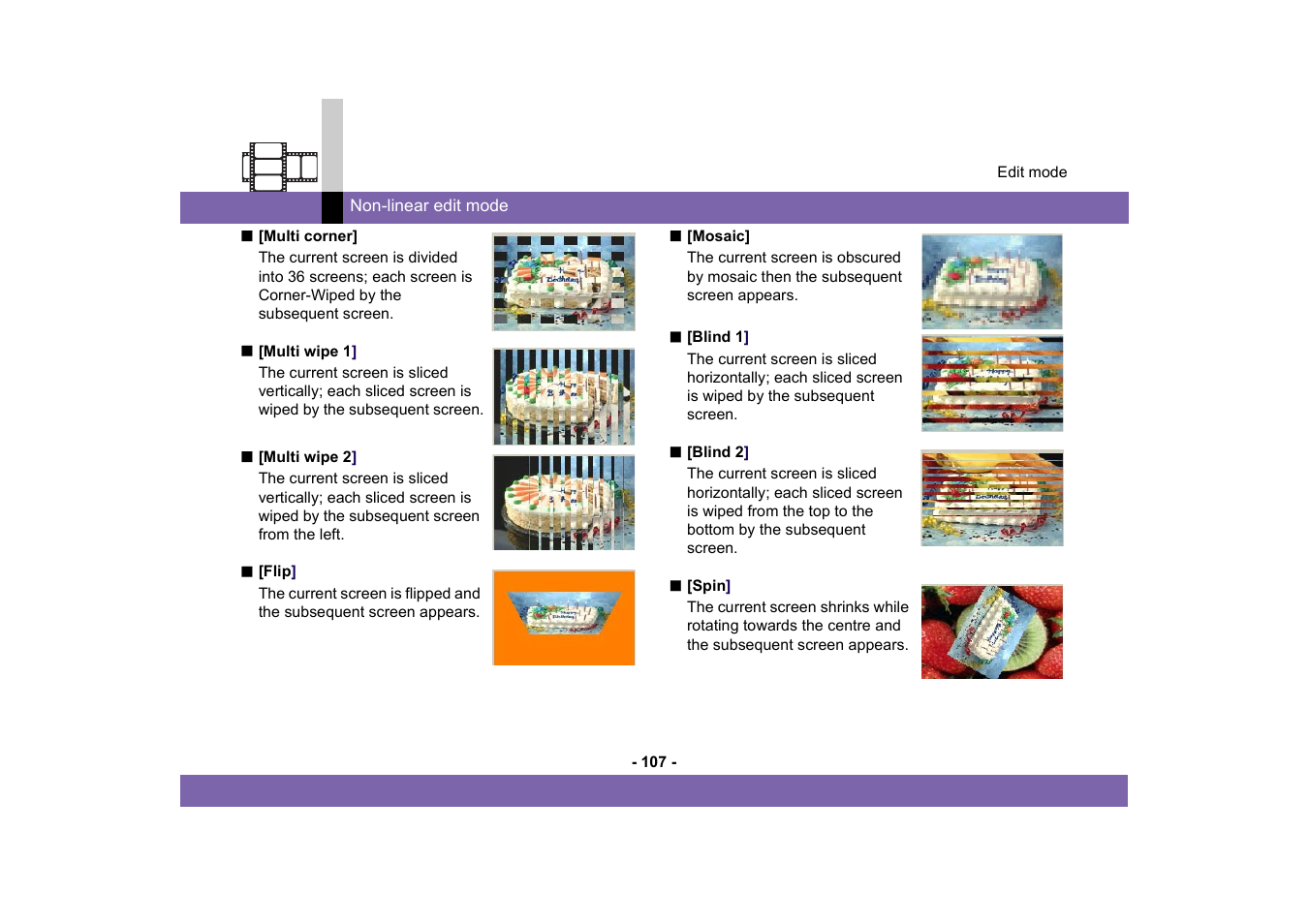 Panasonic MotionDV STUDIO 5.6E LE eng User Manual | Page 107 / 260
