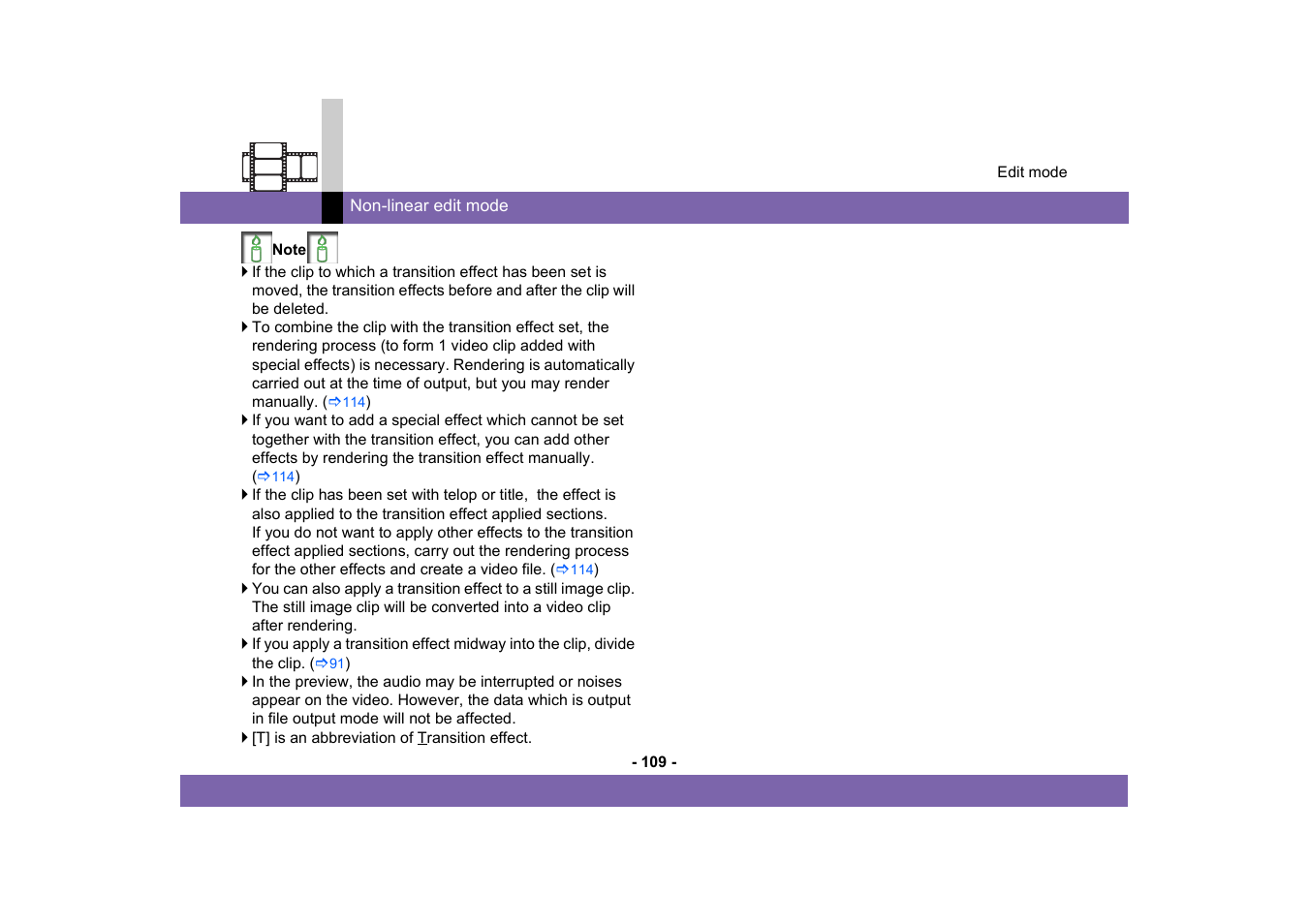 Panasonic MotionDV STUDIO 5.6E LE eng User Manual | Page 109 / 260