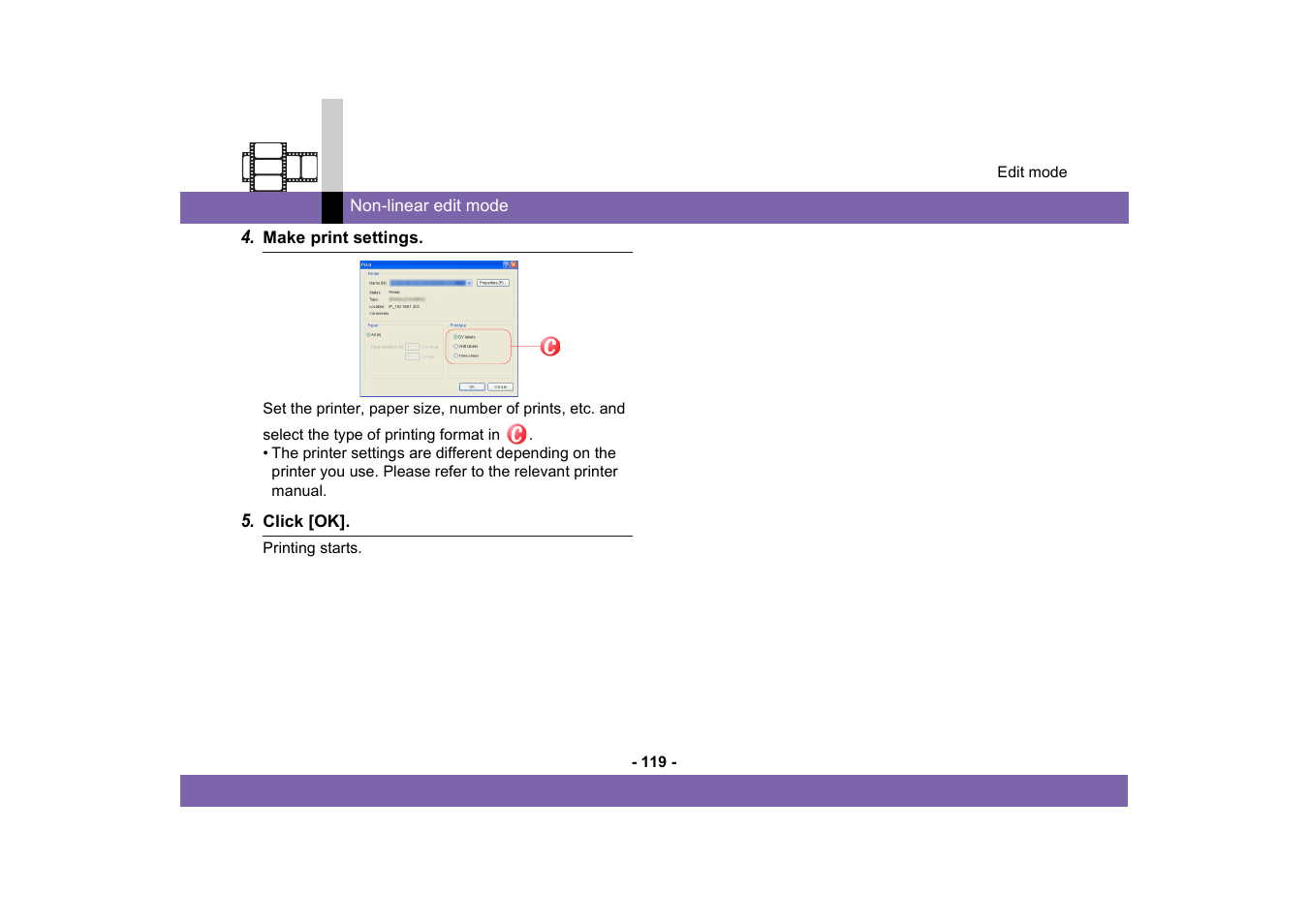 Panasonic MotionDV STUDIO 5.6E LE eng User Manual | Page 119 / 260