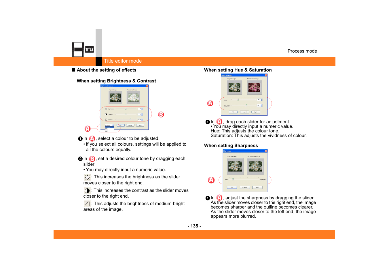 Panasonic MotionDV STUDIO 5.6E LE eng User Manual | Page 135 / 260