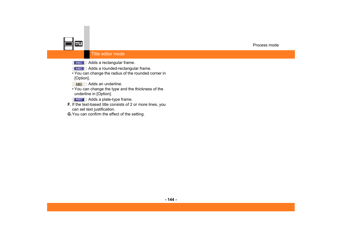 Panasonic MotionDV STUDIO 5.6E LE eng User Manual | Page 144 / 260