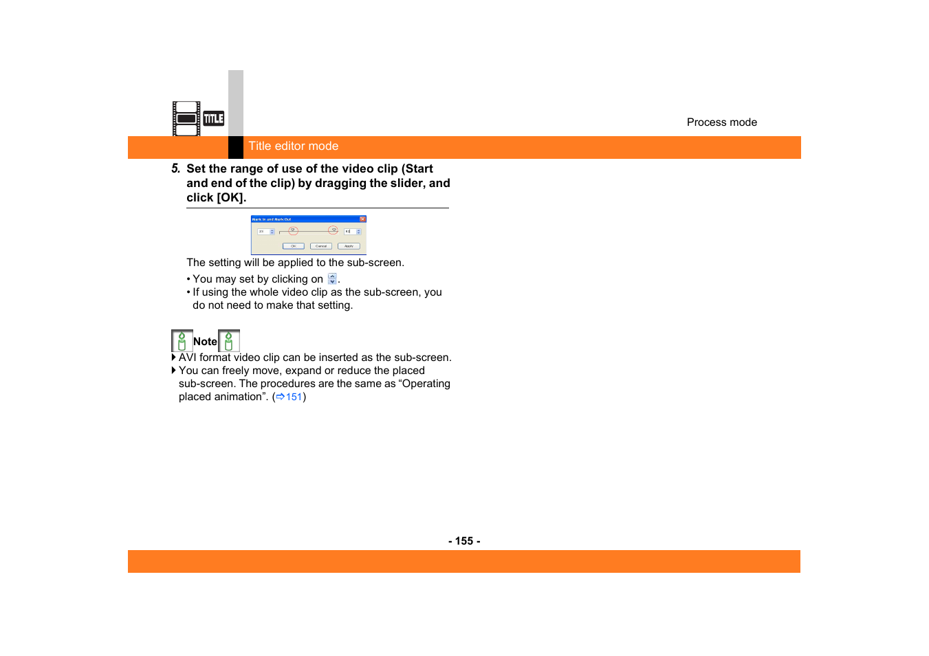 Panasonic MotionDV STUDIO 5.6E LE eng User Manual | Page 155 / 260