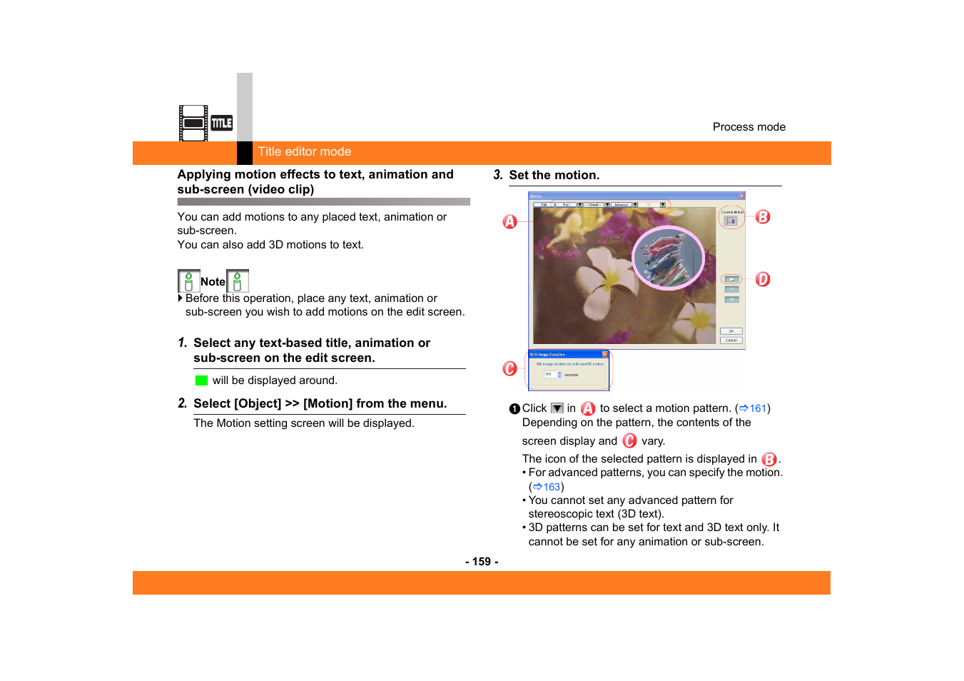 Panasonic MotionDV STUDIO 5.6E LE eng User Manual | Page 159 / 260
