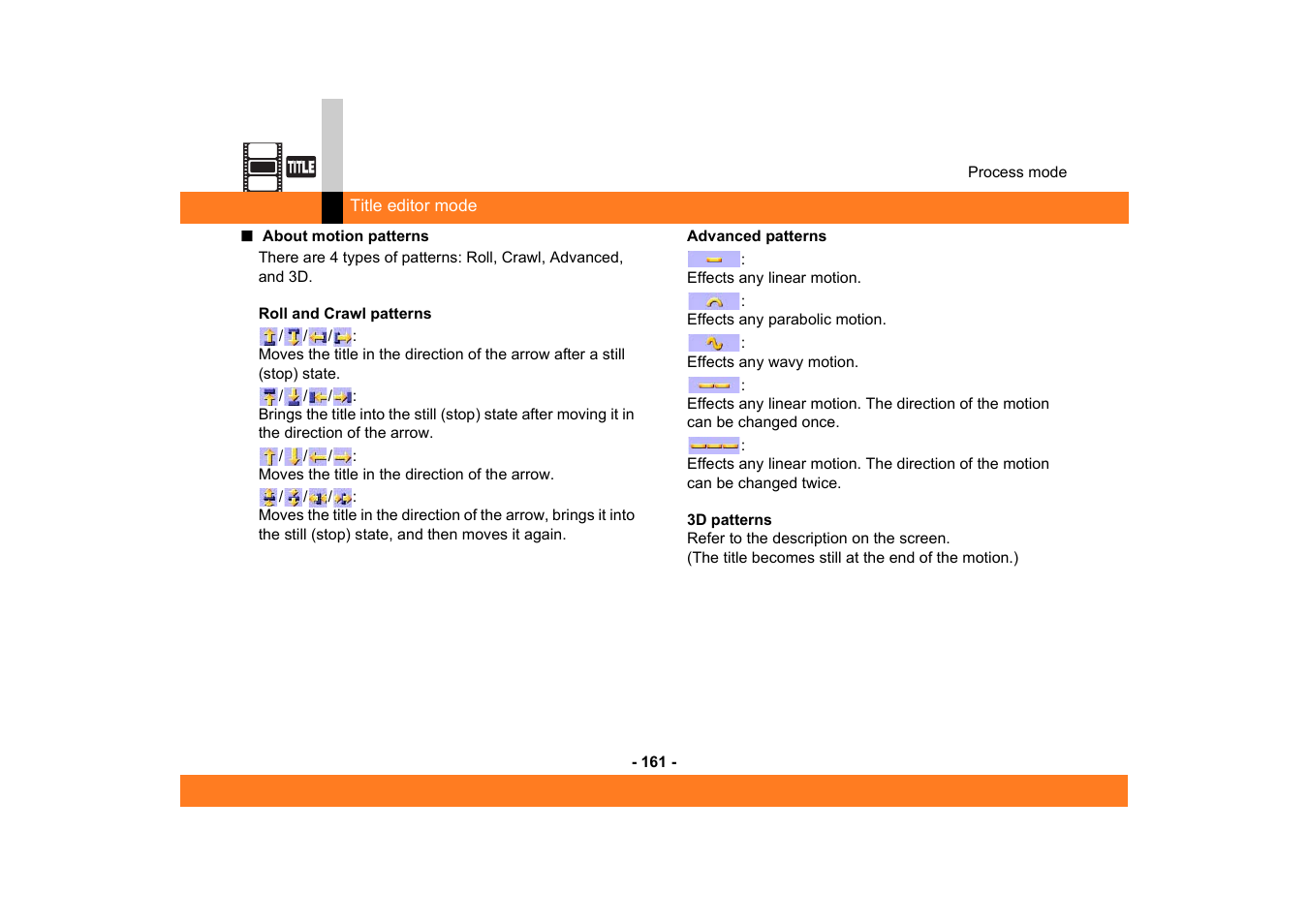 Panasonic MotionDV STUDIO 5.6E LE eng User Manual | Page 161 / 260