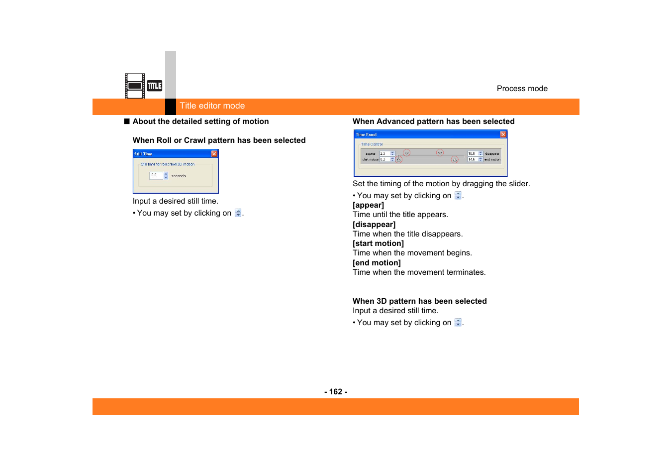 Panasonic MotionDV STUDIO 5.6E LE eng User Manual | Page 162 / 260
