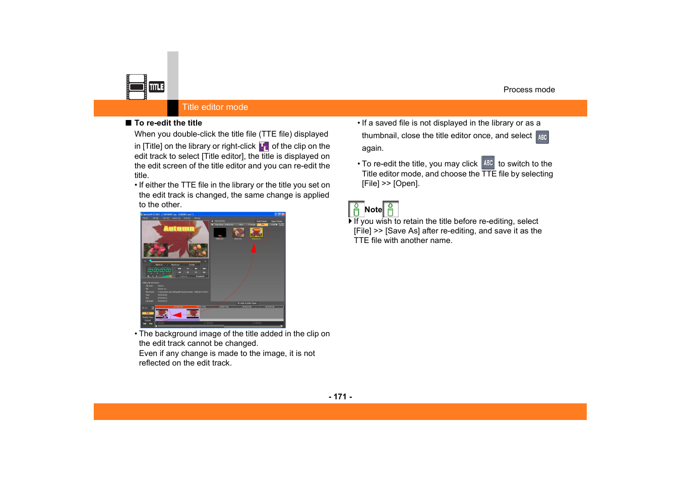 Panasonic MotionDV STUDIO 5.6E LE eng User Manual | Page 171 / 260