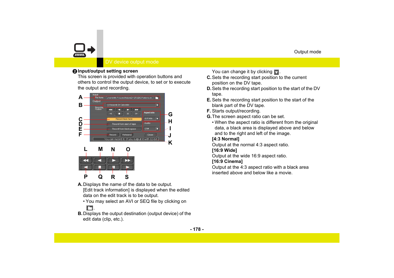 Panasonic MotionDV STUDIO 5.6E LE eng User Manual | Page 178 / 260