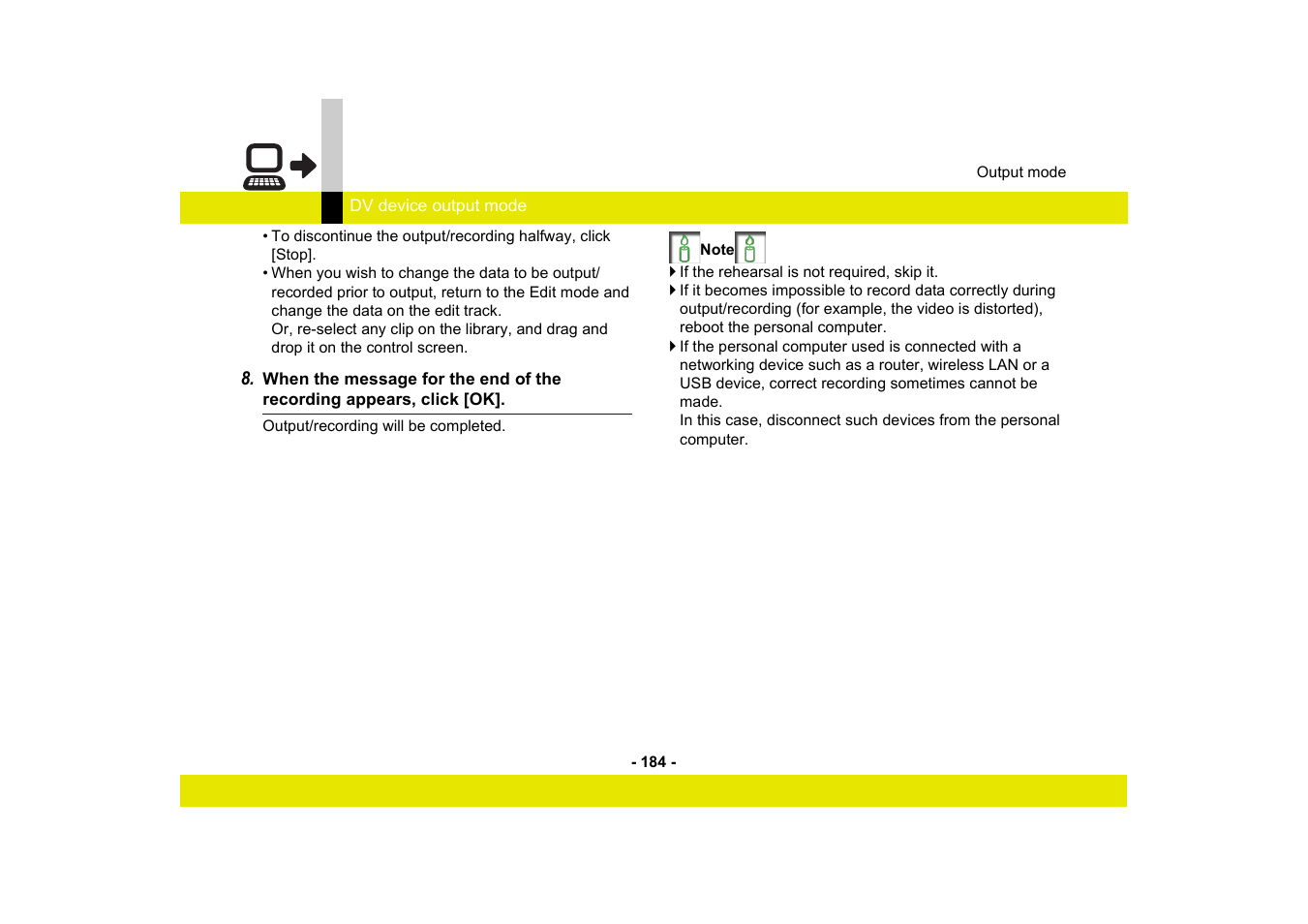 Panasonic MotionDV STUDIO 5.6E LE eng User Manual | Page 184 / 260