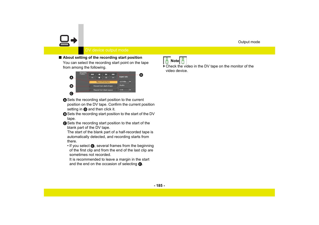 Panasonic MotionDV STUDIO 5.6E LE eng User Manual | Page 185 / 260