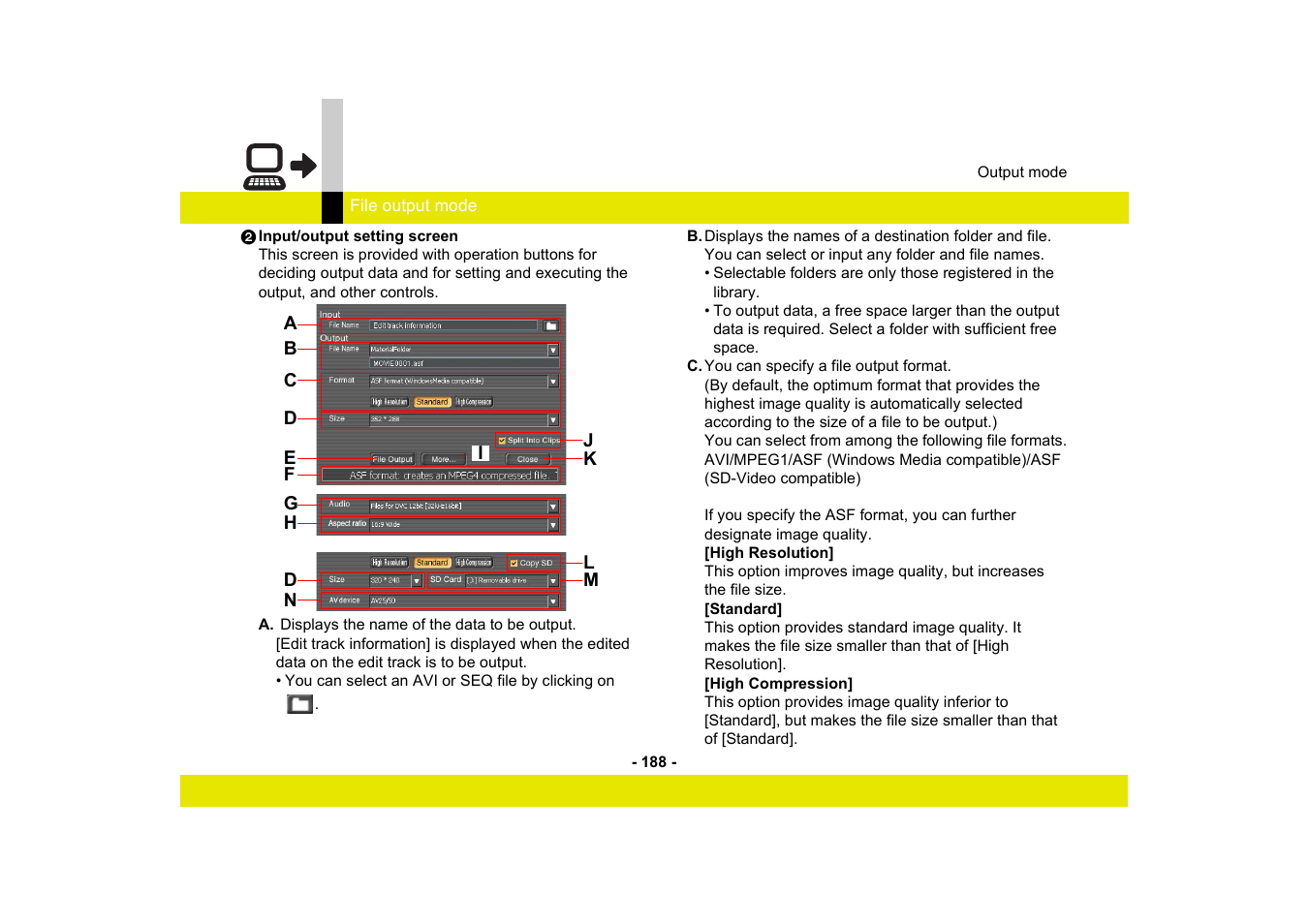 Panasonic MotionDV STUDIO 5.6E LE eng User Manual | Page 188 / 260