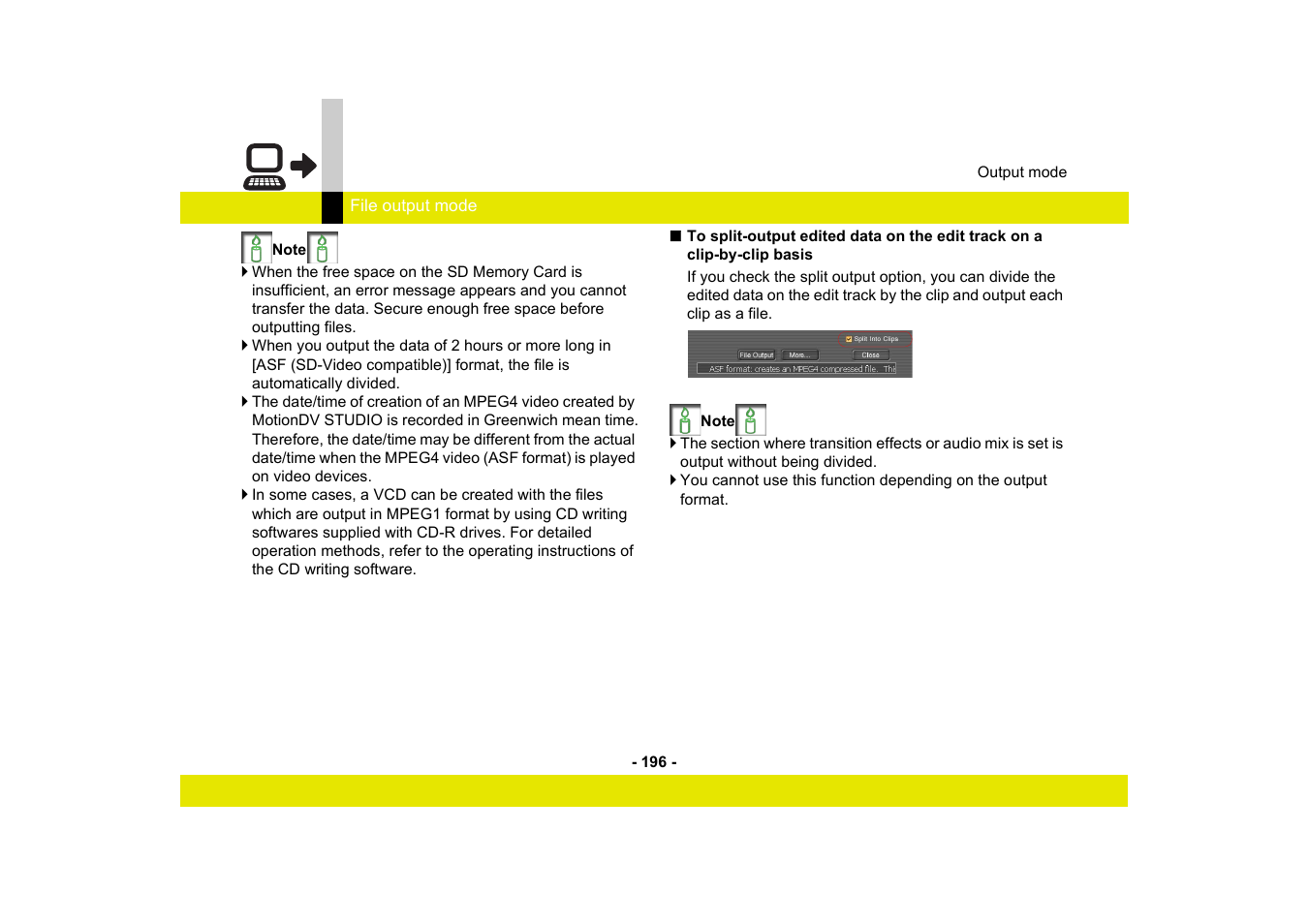 Panasonic MotionDV STUDIO 5.6E LE eng User Manual | Page 196 / 260