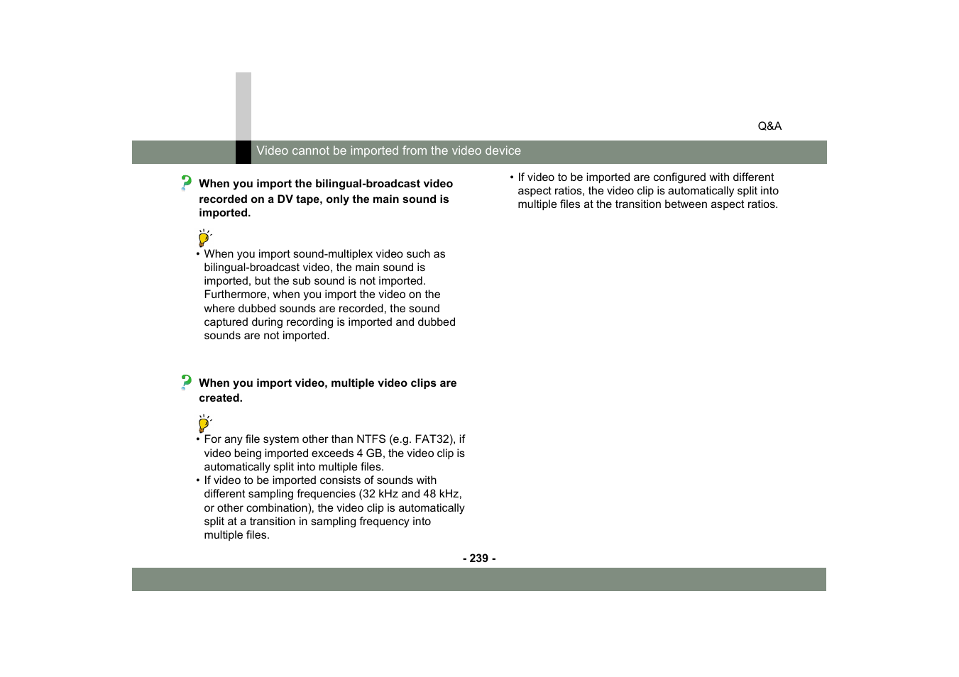 Panasonic MotionDV STUDIO 5.6E LE eng User Manual | Page 239 / 260