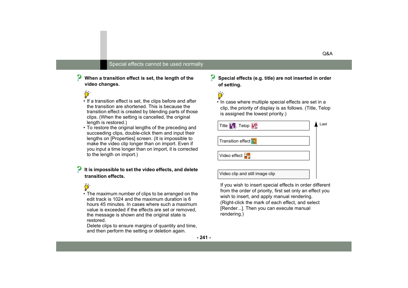 Panasonic MotionDV STUDIO 5.6E LE eng User Manual | Page 241 / 260