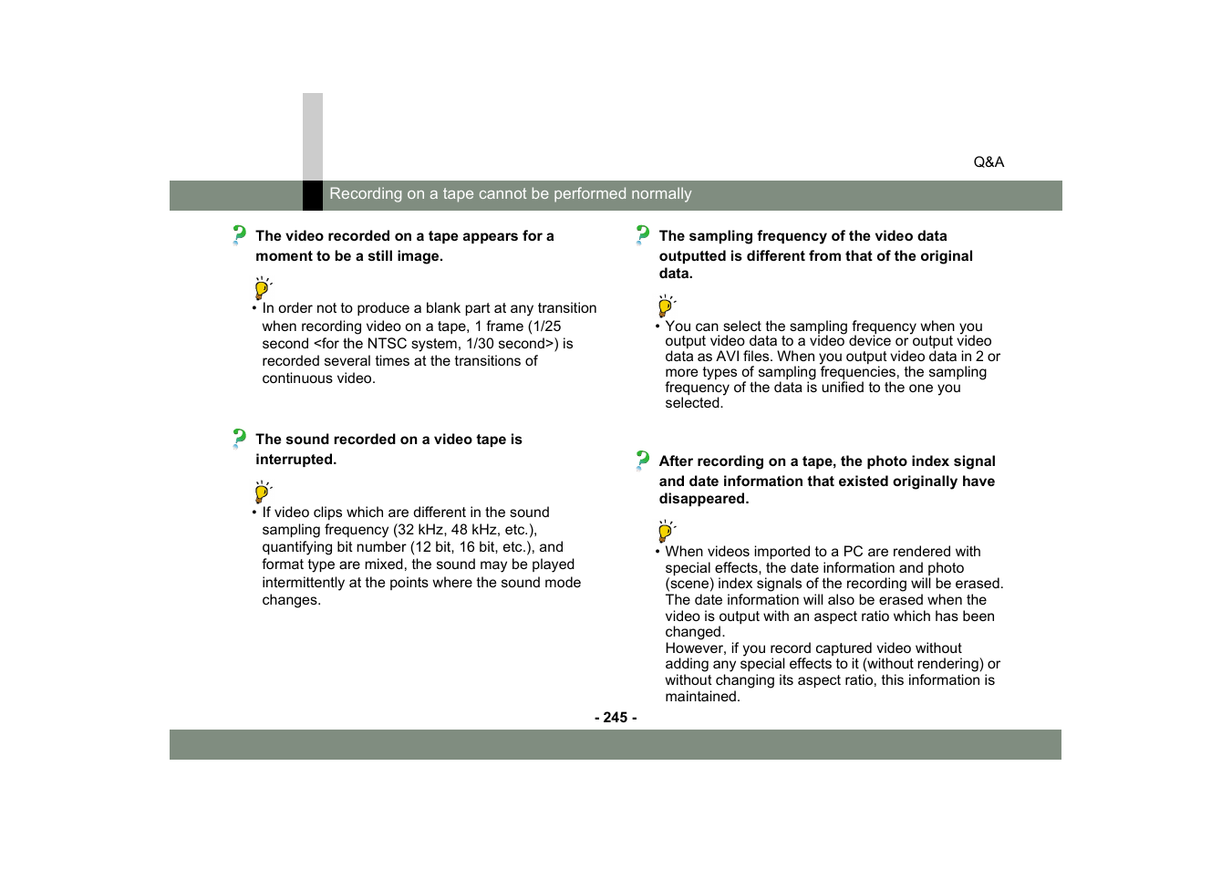 Panasonic MotionDV STUDIO 5.6E LE eng User Manual | Page 245 / 260