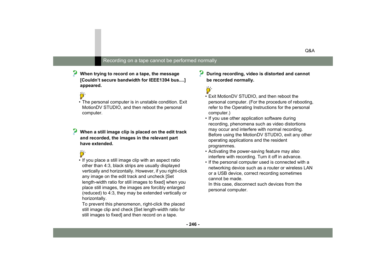 Panasonic MotionDV STUDIO 5.6E LE eng User Manual | Page 246 / 260