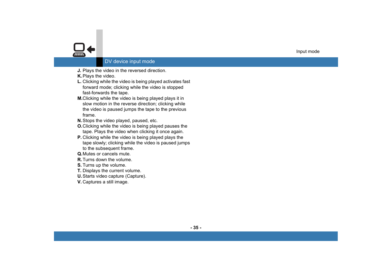 Panasonic MotionDV STUDIO 5.6E LE eng User Manual | Page 35 / 260