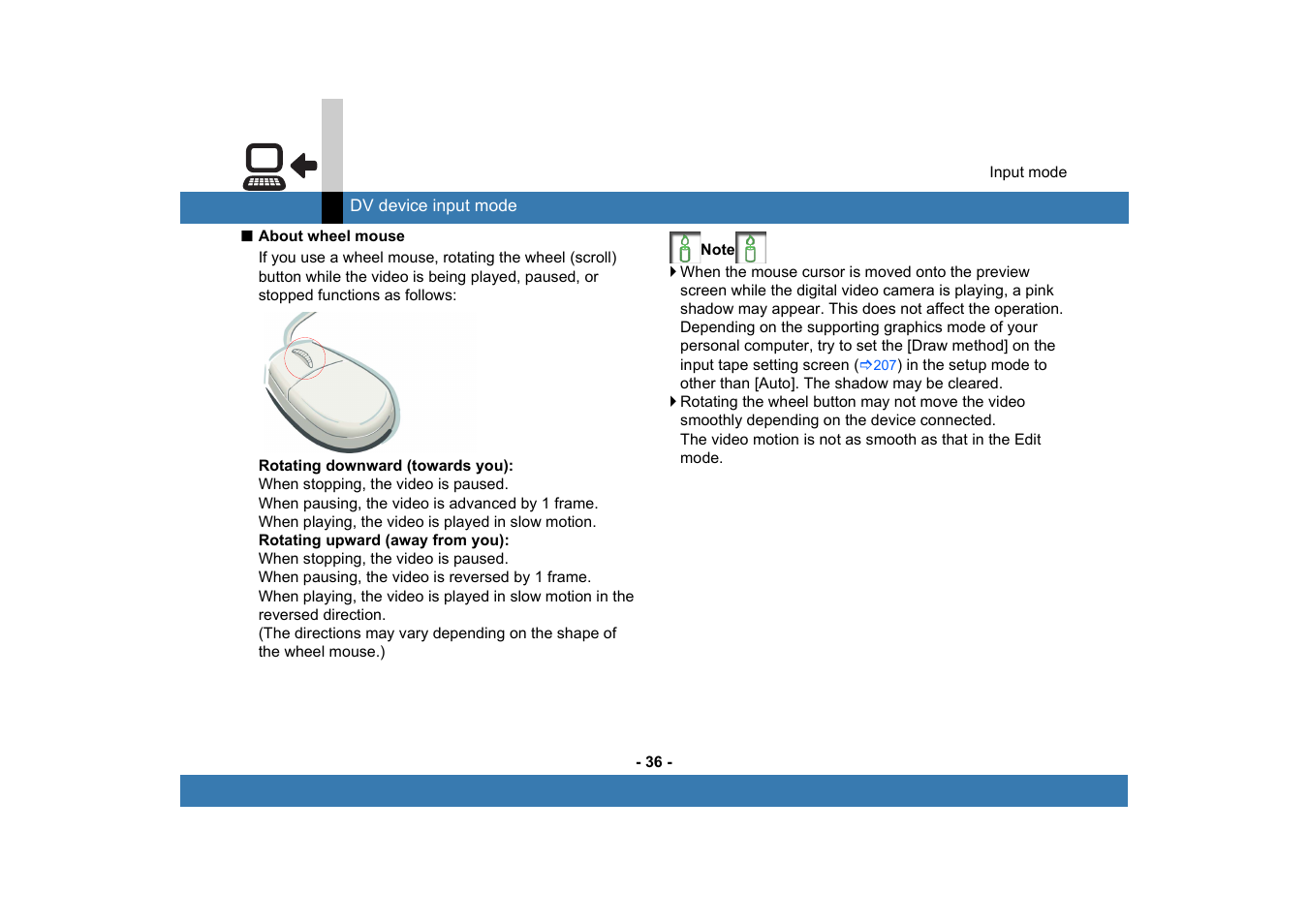 Panasonic MotionDV STUDIO 5.6E LE eng User Manual | Page 36 / 260