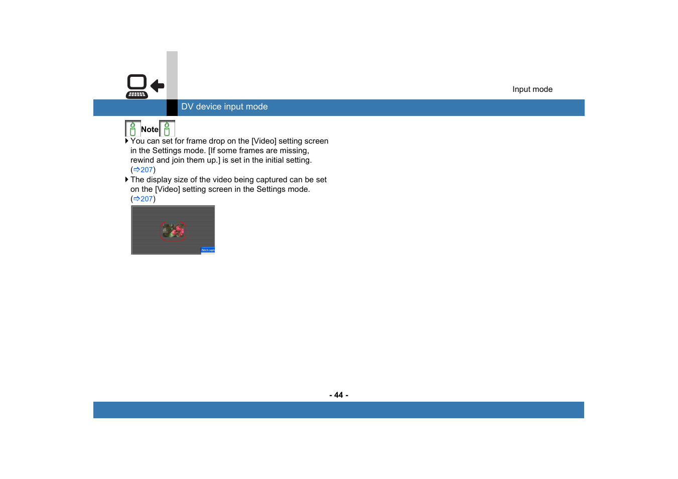 Panasonic MotionDV STUDIO 5.6E LE eng User Manual | Page 44 / 260