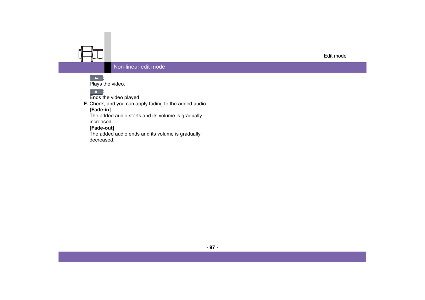 Panasonic MotionDV STUDIO 5.6E LE eng User Manual | Page 97 / 260