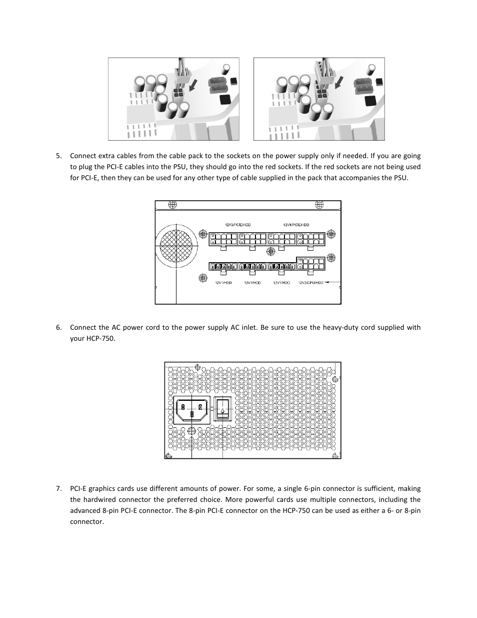 Antec HCP-750 User Manual | Page 7 / 9