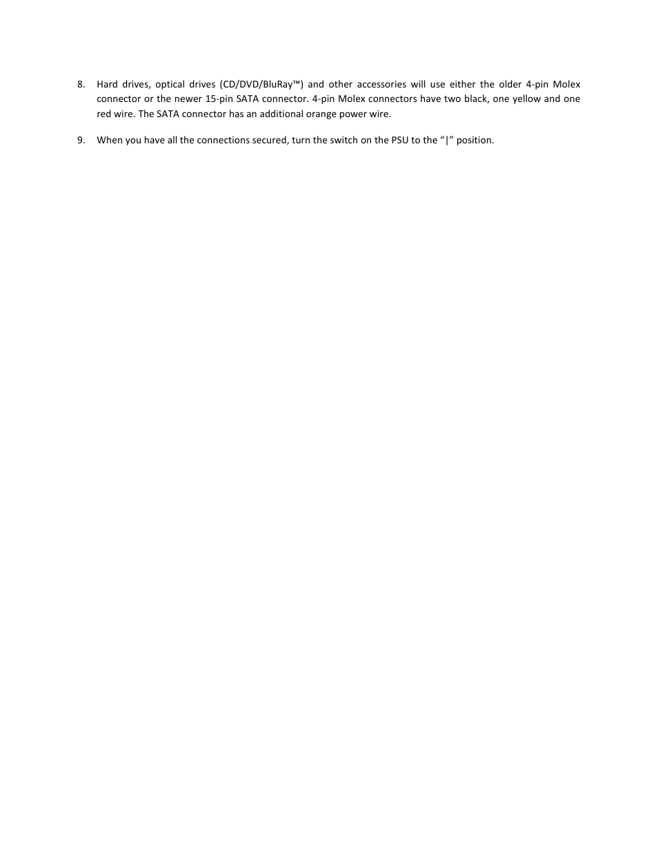 Antec HCP-750 User Manual | Page 8 / 9