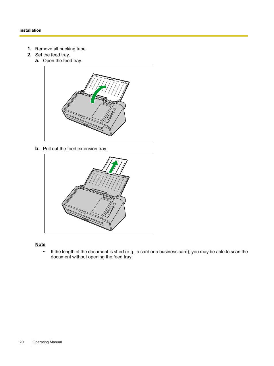 Panasonic KV-S1026C User Manual | Page 20 / 64