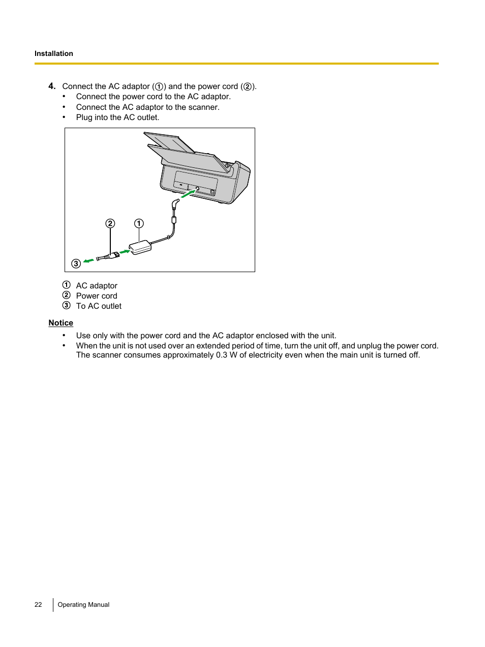 Panasonic KV-S1026C User Manual | Page 22 / 64