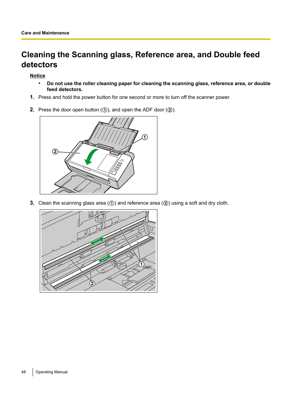 Panasonic KV-S1026C User Manual | Page 48 / 64