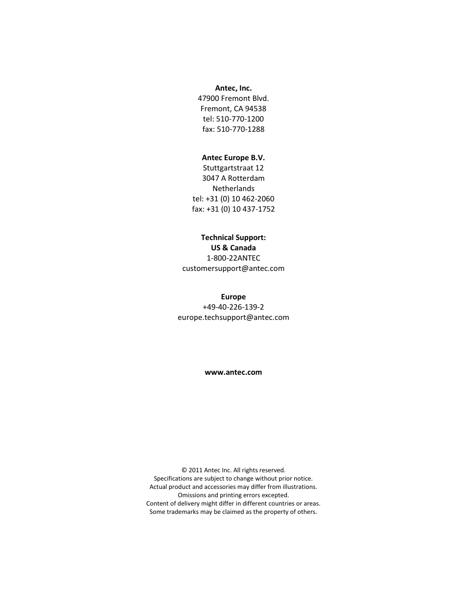 Antec EARTHWATTS 350 GREEN EA-350 User Manual | Page 6 / 6