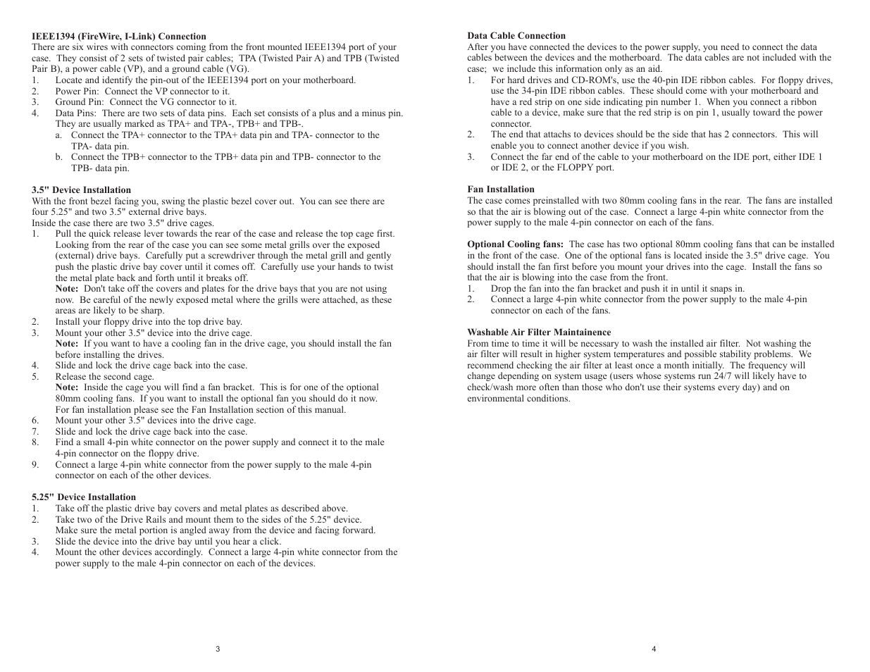 Antec PERFORMANCE II SERIES SX1000BII User Manual | Page 3 / 4