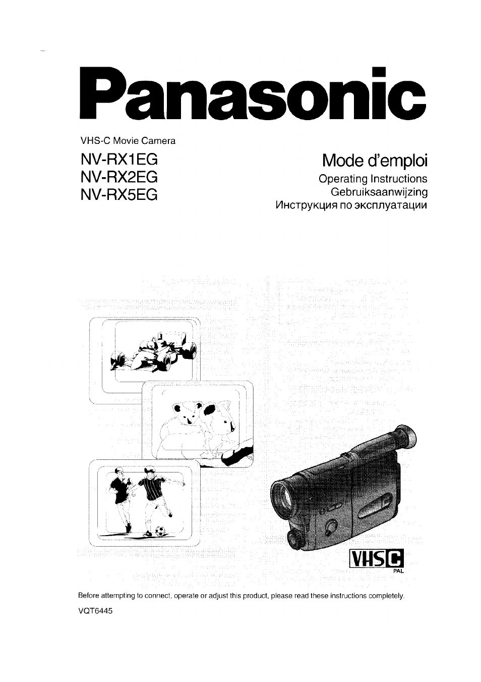 Panasonic NV-RX1-2-5 User Manual | 113 pages