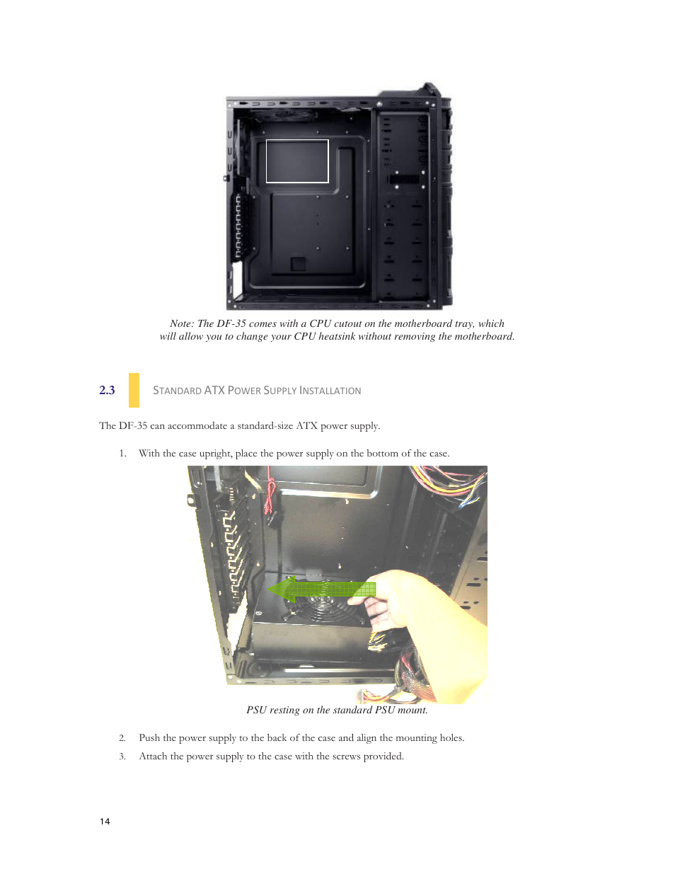 Antec DARK FLEET DF-35 User Manual | Page 14 / 33