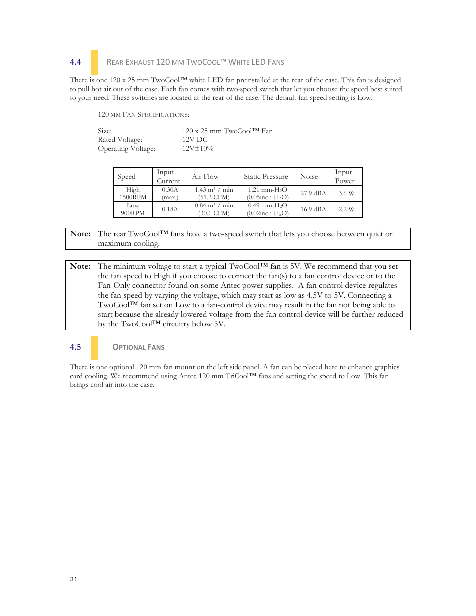 Antec DARK FLEET DF-35 User Manual | Page 31 / 33
