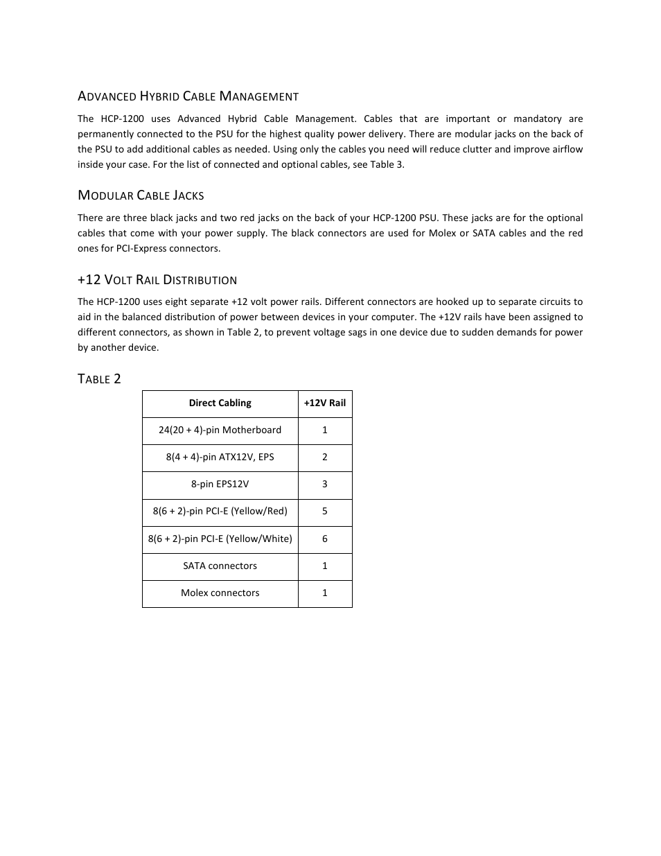 Antec HCP-1200 User Manual | Page 4 / 9